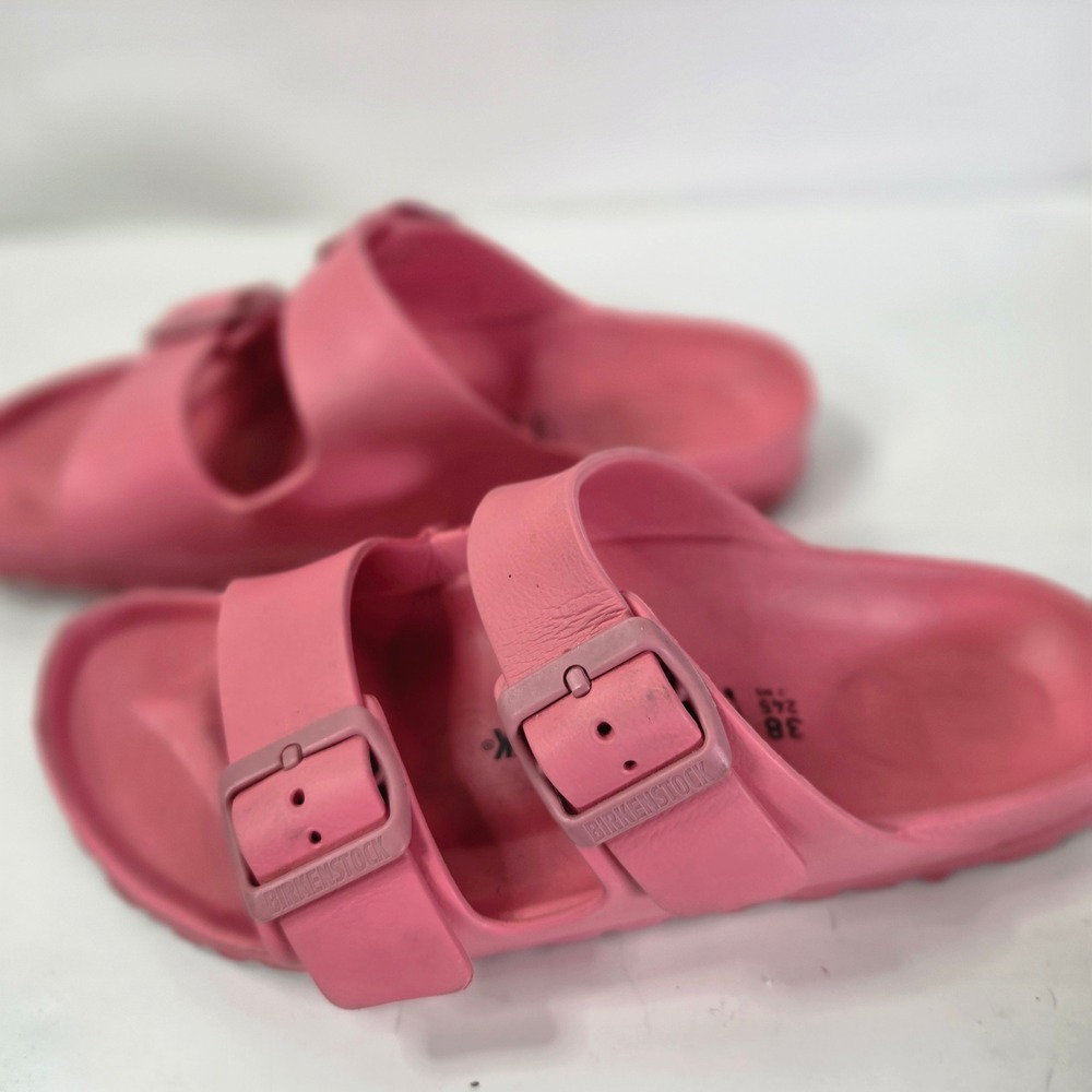 Birkenstock Arizona Essentials EVA Pink Sandals Womens Size 38 US 7 Waterproof - Picture 3 of 7